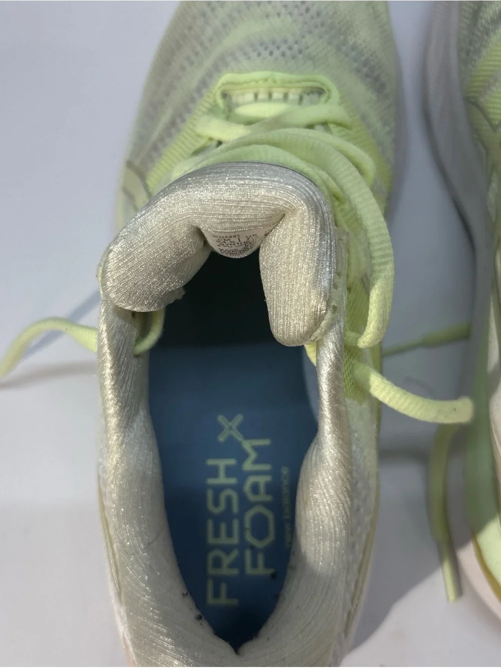 Asics Women's Running Shoe - Light Yellow and Cream size 7.5